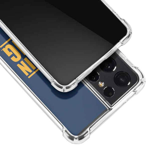 West Virginia University Yellow Galaxy S21 Ultra 5G Clear Case